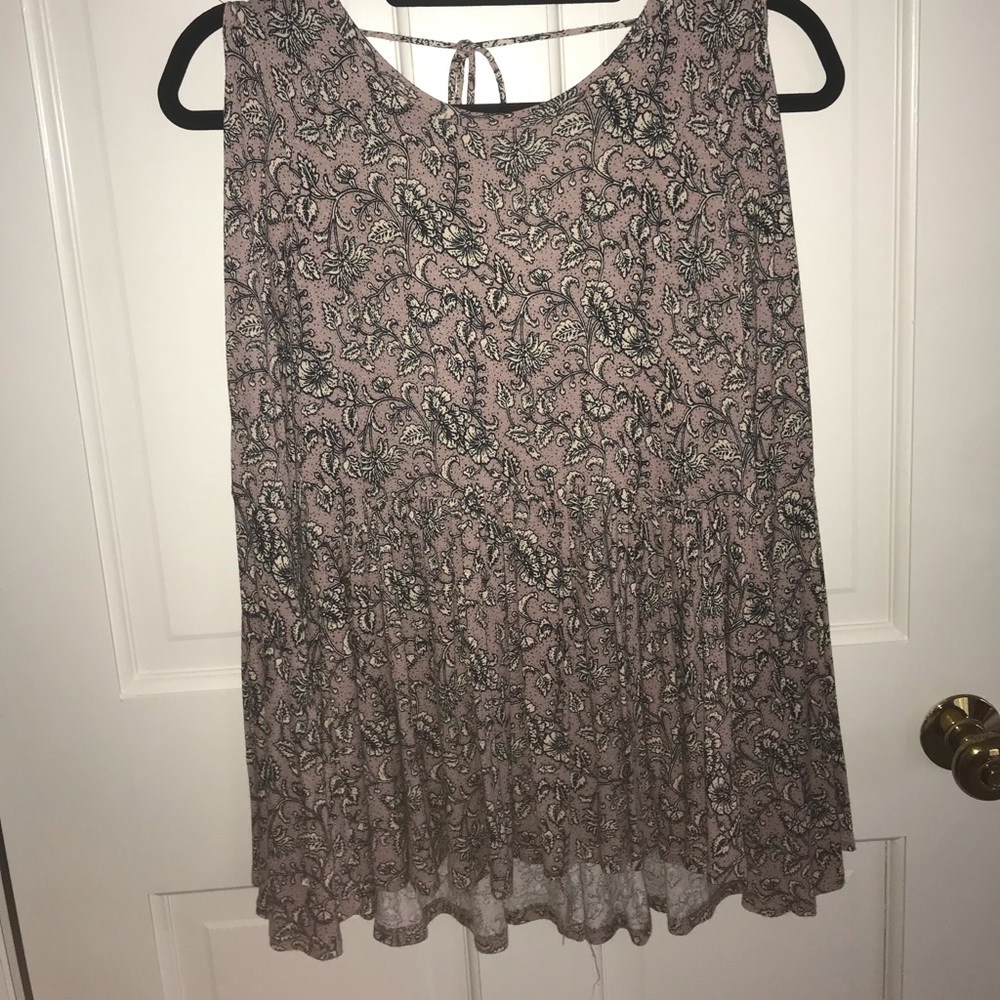 Purple bohemian blouse